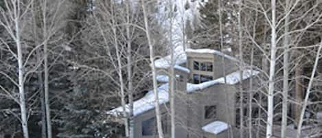 View of the house from the Warm Springs chairlift.