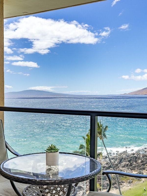 Whale watching (in season) and turtles year round from your lanai.