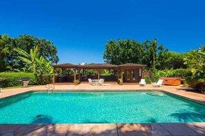 large pool cabana