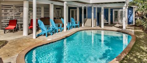 Pool can be heated for an additional fee