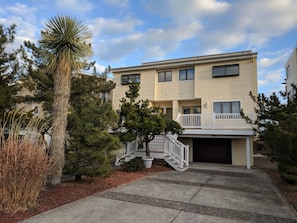 Front of the house, entrance from the quite local street