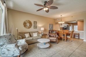 Open Living Room and Dining