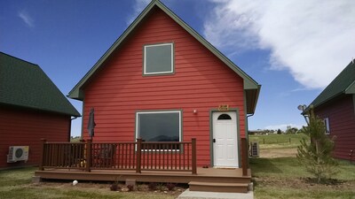 Stone Turtle Lodges has 3 luxurious individual cabins 3 miles north of Cortez.