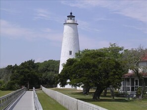 Ocracoke Lighthouse Right Down the Street