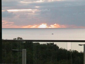 Vista para a praia ou o mar