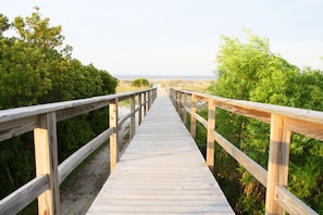 Your boardwalk to the beach.