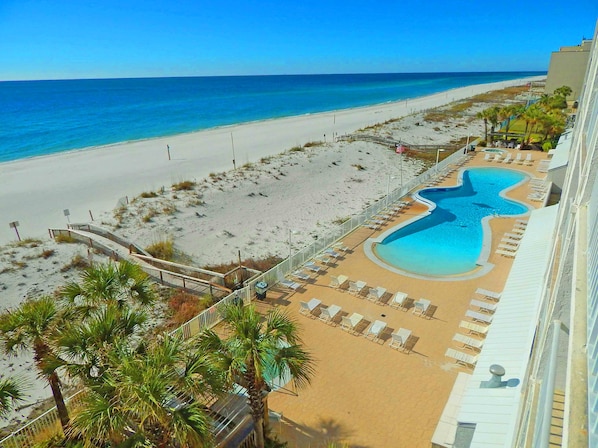 THIS IS THE VIEW FROM YOUR PRIVATE BALCONY!