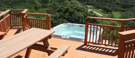 Okay, granted, there are other rentals that have hot tubs. But do theirs have THAT view?