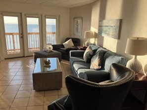 Living room view of Laguna Madre