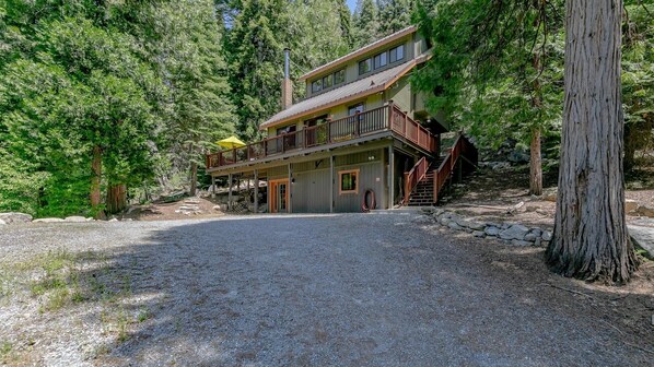 Front view of the cabin