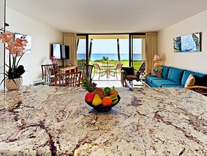 Kitchen - Look at this view from your kitchen, living room/dining area!