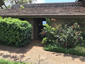 The entry to the condo