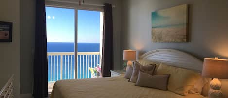 Beach front master bedroom