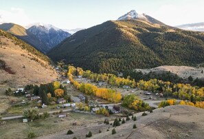 Emigrant Gulch and the area surrounding the cottage. 