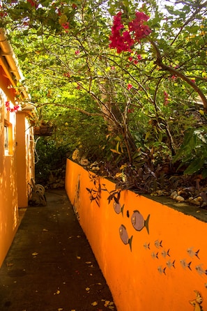 Hallway from Driveway to Entry Door