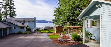 View looking down driveway.

(Photo credit: Scott Hallock)