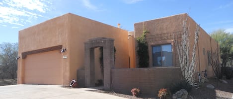 View of house from the street.