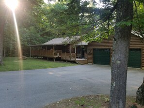 Large driveway for vehicles 