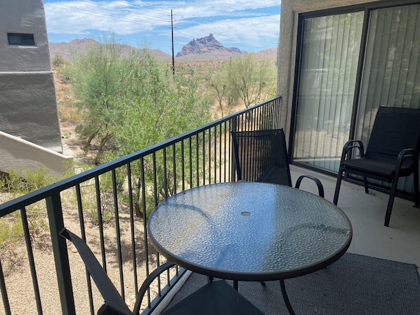 Mountain view from the patio