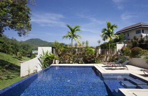 Peaceful location and large private swimming pool