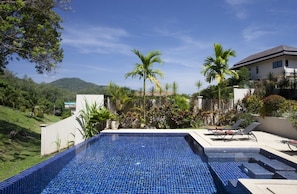 Peaceful location and large private swimming pool