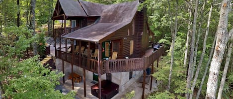 Away from Everyday: Aerial View of Cabin