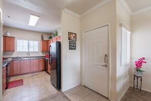 Interior entry
