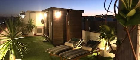 Espectacular Private Terrace with Solar Shower, Hamocs and completely equiped