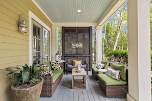 Spacious Front Porch Sitting