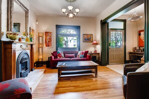 Living Room with Gas Fireplace