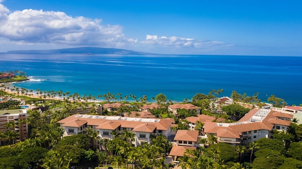 Aerial View of Wailea Beach Villas