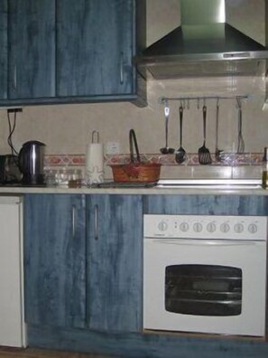 Separate fully fitted modern kitchen