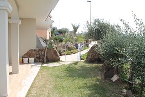 Entrance to the private garden and apartment