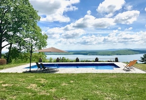 Our pool is open from Memorial Day until Labor Day.