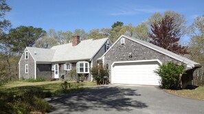 Access to 2-car garage to protect your kayaks.  