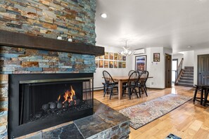 Stone Fireplace