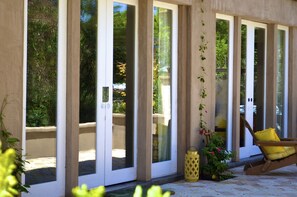 Double bypass entry doors
