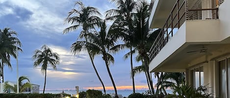 Sunset from the patio