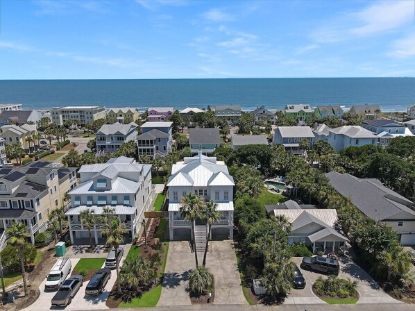 aerial towards ocean