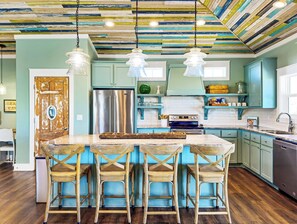 Fully stocked kitchen with full pantry 