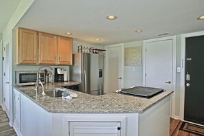 Updated kitchen with upscale appliances