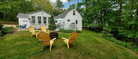 Side Yard with Firepit