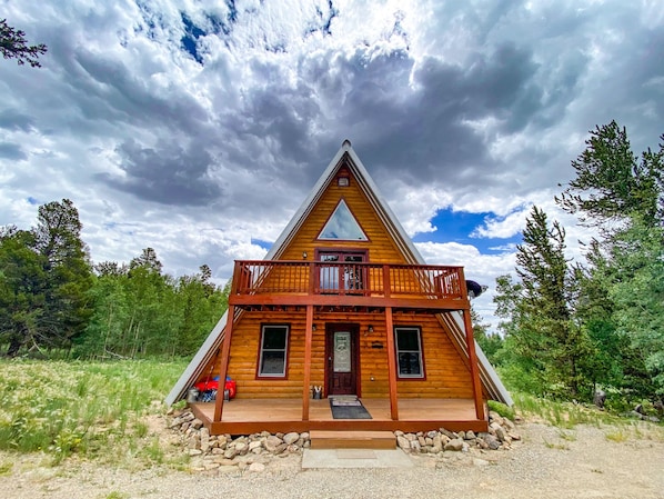 The home has some great views from the balcony!