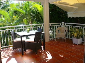 Terrasse ombragée