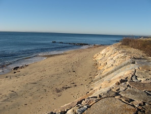 New sea wall
