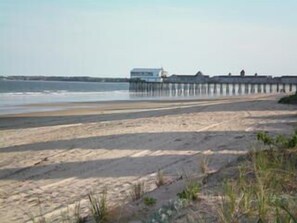 Beach can be access through side road