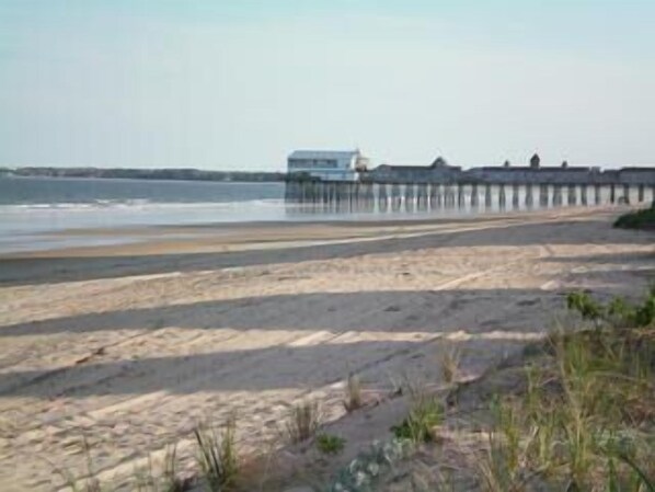 Beach can be access through side road