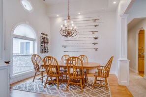 Large dining area.  