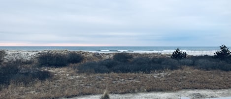 Utsikt mot havet/stranden