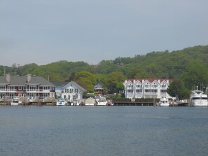 View of the house from Betsie Bay.